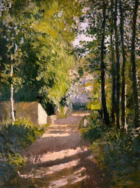 Allée sous-bois – Caillebotte Gustave Caillebotte