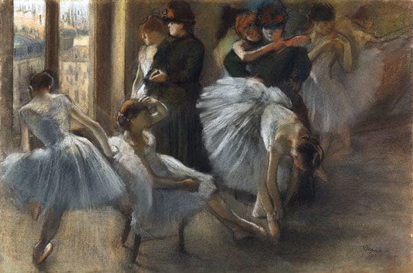 Le Foyer de l’Opéra. Préparation de la classe – Edgar Degas Edgar Degas
