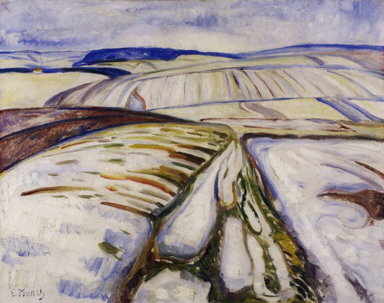 Fonte des neiges près d’Elgersburg – Edvard Munch Edvard Munch