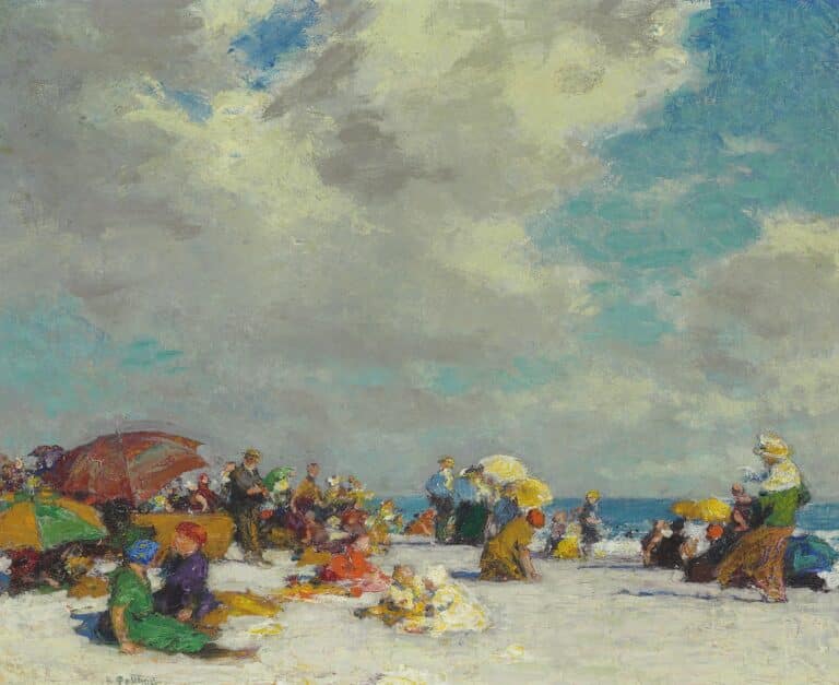 A Summer Afternoon – Edward Henry Potthast Edward Henry Potthast