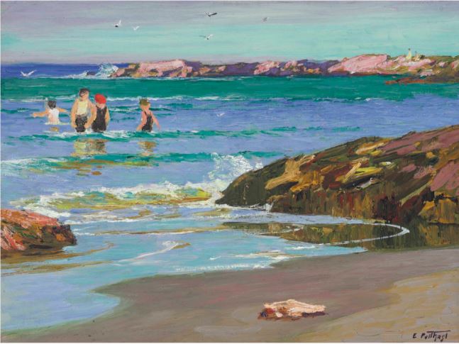 Low Tide – Edward Henry Potthast Edward Henry Potthast