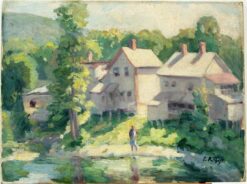 Wading – Edward Henry Potthast Edward Henry Potthast