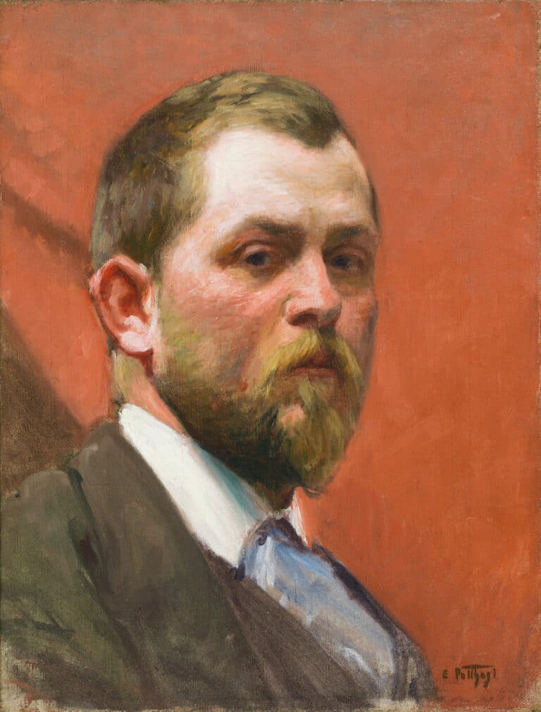 Self-portrait – Edward Henry Potthast Edward Henry Potthast