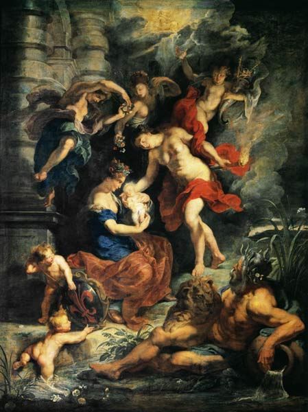 Cycle de Médicis : La naissance Marie de Médicis – Peter Paul Rubens Peter Paul Rubens