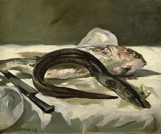 Anguille et rouget de roche – Edouard Manet Édouard Manet