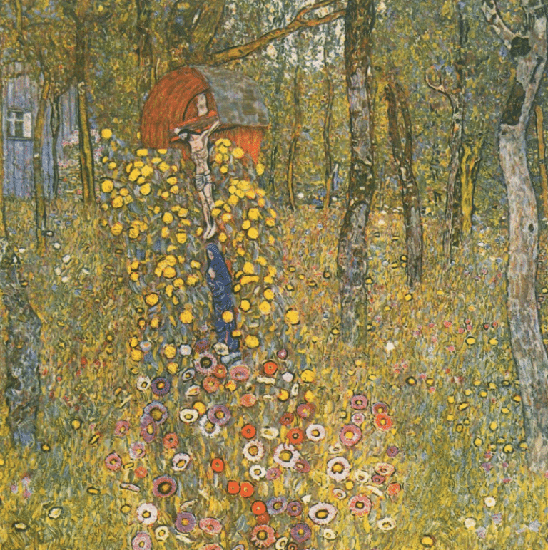 Jardin de campagne avec Croix – Gustav Klimt Gustav Klimt