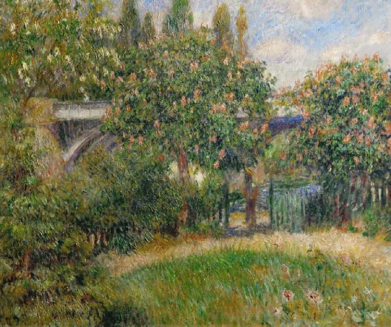 Pont ferroviaire à Chatou – Pierre-Auguste Renoir Pierre-Auguste Renoir