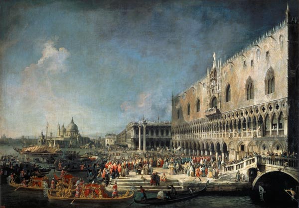 Accueil d’un envoyé français à Venise – Giovanni Antonio Canal Giovanni Antonio Canal