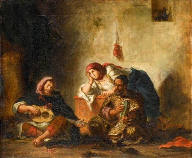 Musiciens juifs à Mogador – Eugène Delacroix Eugène Delacroix