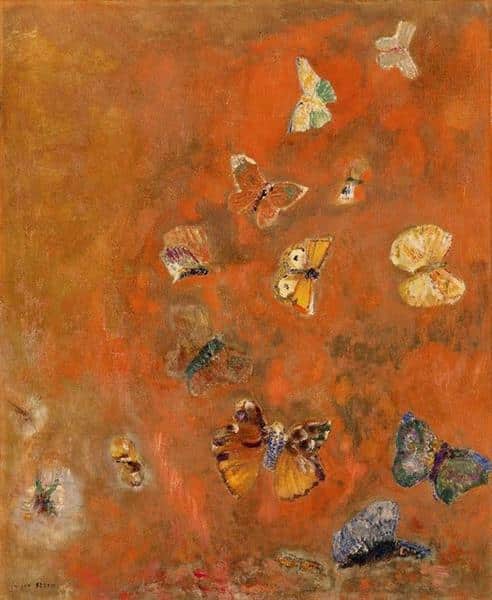 Evocation des papillons – Odilon redon Odilon Redon