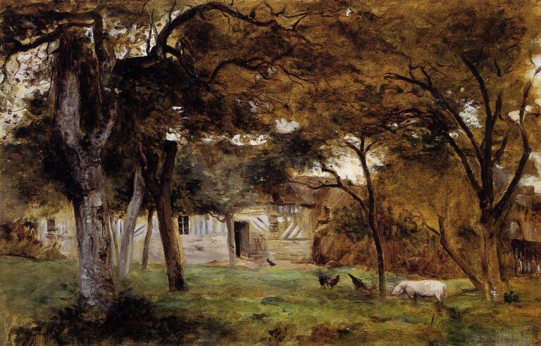 Farm in Normandy – Berthe Morisot Berthe Morisot