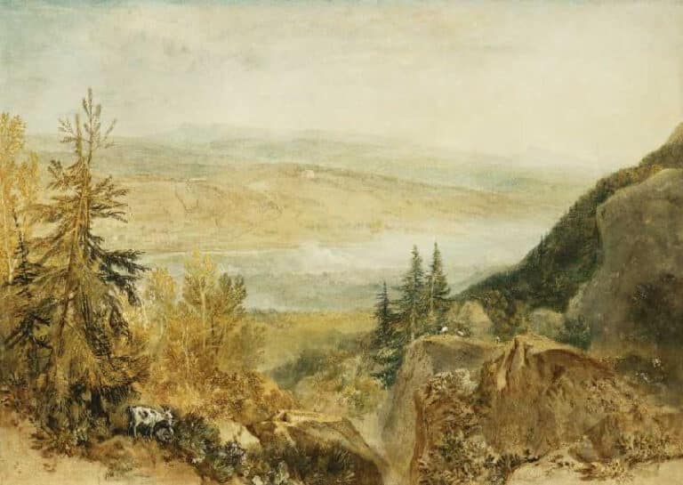 Farnley hall vu d’en haut – William Turner William Turner