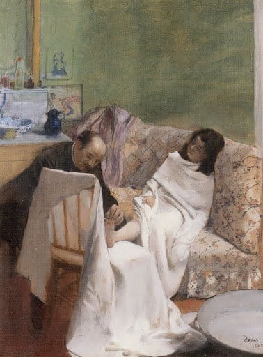la pédicure – Edgar Degas Edgar Degas