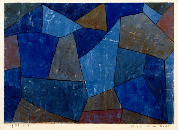 Falaises de nuit – Paul Klee Paul Klee