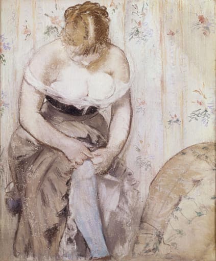 La femme à la jarretière – Edouard Manet Édouard Manet