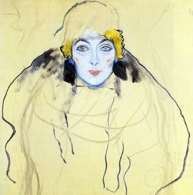 Tête de femme 1917 – Gustav Klimt Gustav Klimt