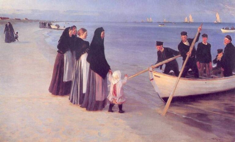 Pêcheurs à Skagen – Peder Severin Kroyer Peder Severin Krøyer