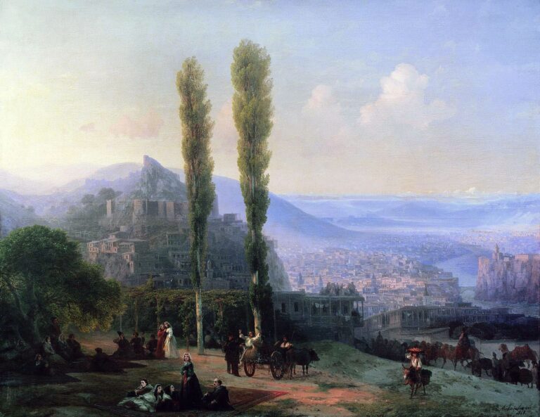 Vue de Tiflis, 1869 – Ivan Aïvazovski Ivan Aïvazovski