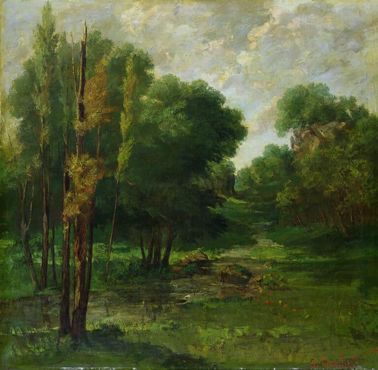 Paysage de forêt – Gustave Courbet Gustave Courbet