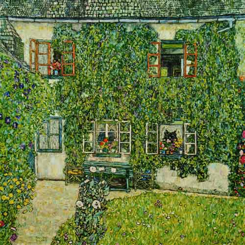 Maison forestière à Weissenbach sur l’Attersee – Gustav Klimt Gustav Klimt