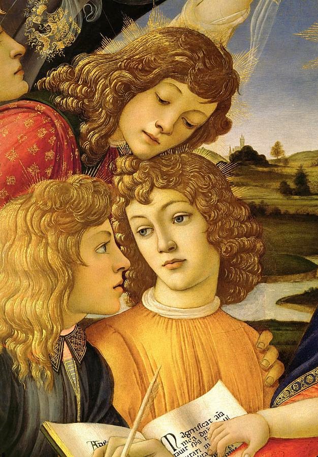 Madone Magnificat, Ange de – Sandro Botticelli Sandro Botticelli