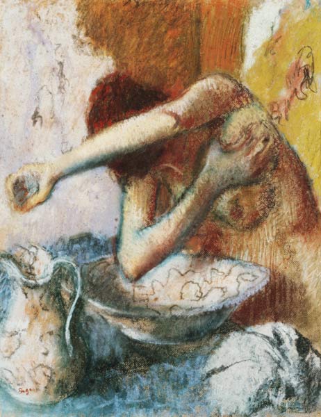 Jeune femme avec la toilette – Edgar Degas Edgar Degas