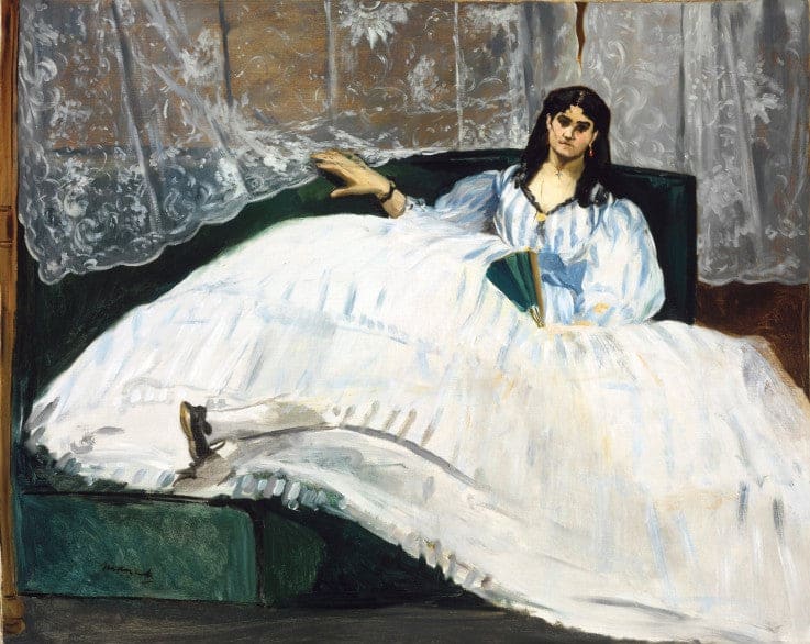 Femme avec un éventail – Edouard Manet Édouard Manet