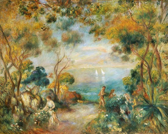 Garden at Sorrento – Pierre-Auguste Renoir Pierre-Auguste Renoir