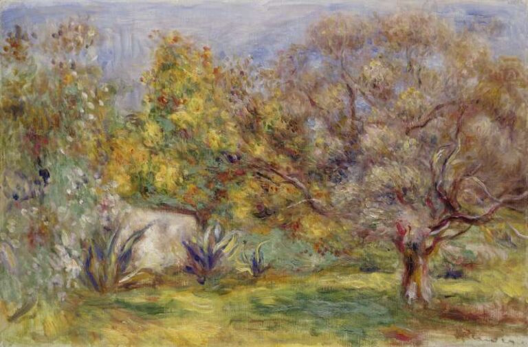 Jardin d’olive – Pierre-Auguste Renoir Pierre-Auguste Renoir