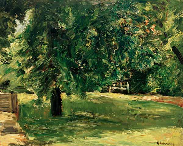 Banc de jardin sous le marronnier – Max Liebermann Max Liebermann