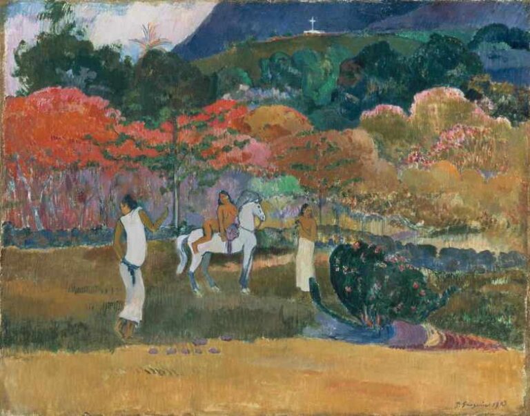 Les femmes et un cheval blanc – Paul Gauguin Paul Gauguin