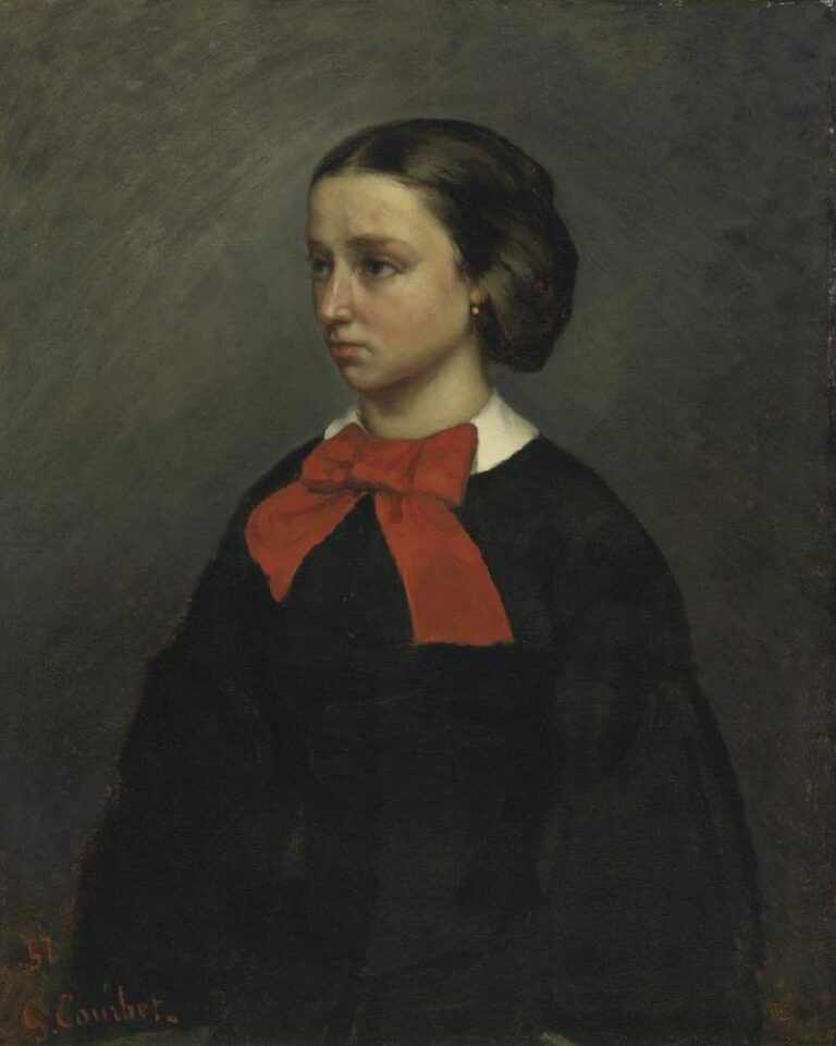 Portrait de Mademoiselle Jacquet – Gustave Courbet Gustave Courbet