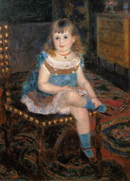 Georgette Charpentier étant assis – Pierre-Auguste Renoir Pierre-Auguste Renoir