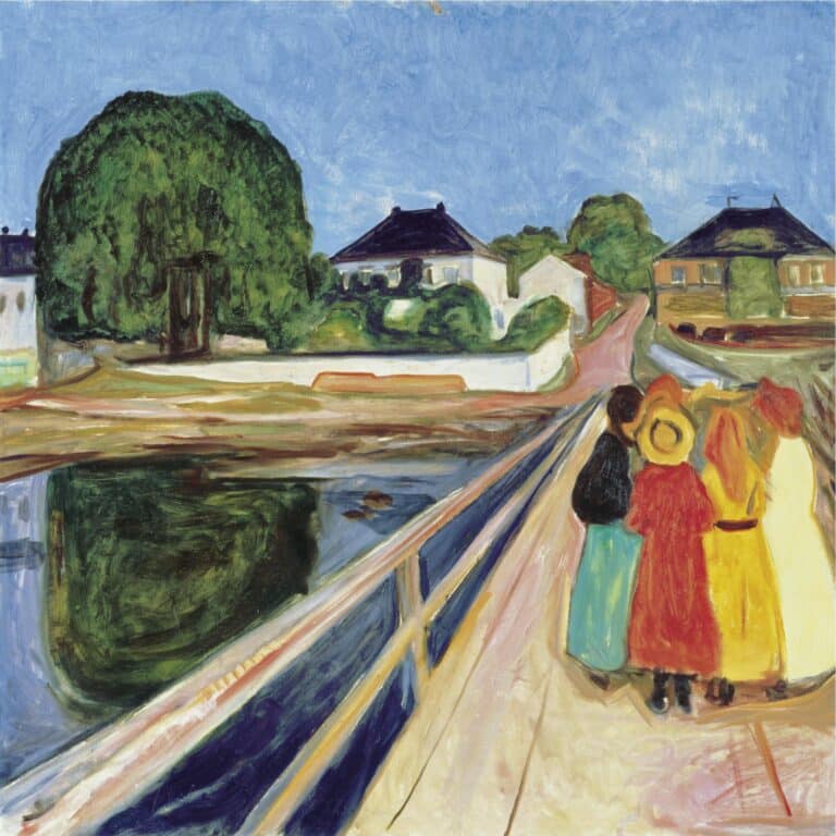 Filles sur le pont – Edvard Munch Edvard Munch