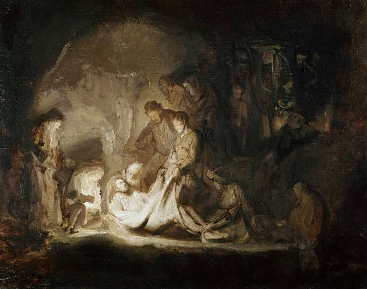 Mise au tombeau du Christ – Rembrandt van Rijn Rembrandt van Rijn