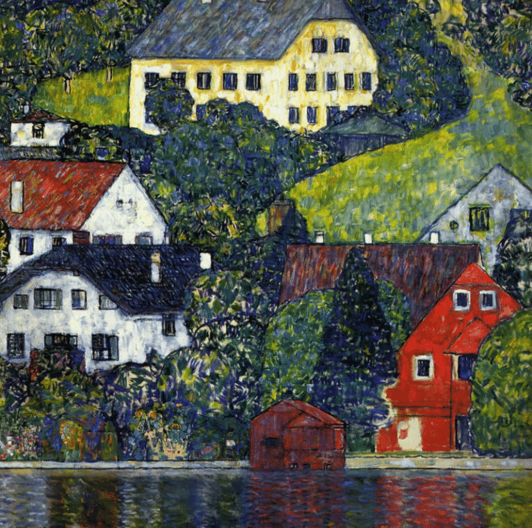 Maisons à Unterach sur l’Attersee – Gustav Klimt Gustav Klimt