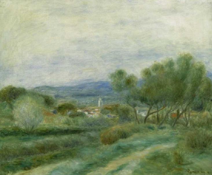 Paysage vert (La Seyne) – Pierre-Auguste Renoir Pierre-Auguste Renoir