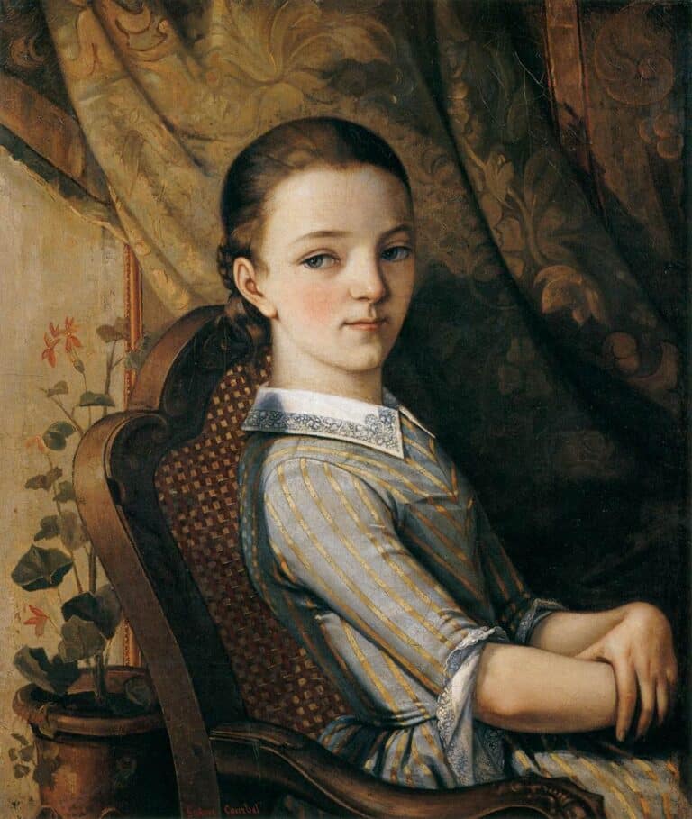 Portrait de Juliette Courbet – Gustave Courbet Gustave Courbet