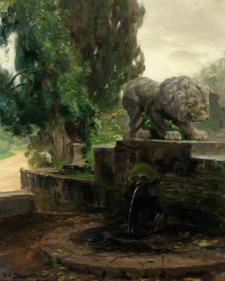 Une fontaine à Rome – Hans Andersen Brendekilde Andersen Brendekilde