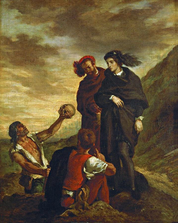 Hamlet et Horatio au cimetière – Eugène Delacroix Eugène Delacroix