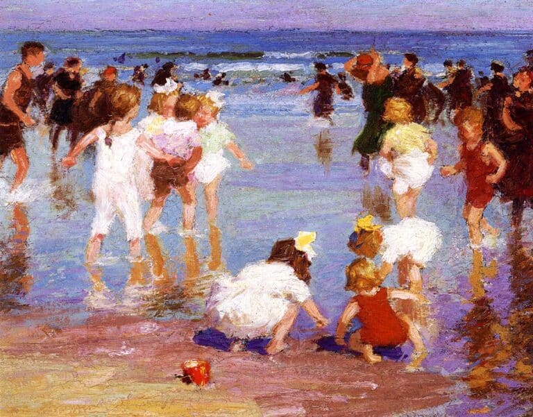 Happy Days – Edward Henry Potthast Edward Henry Potthast