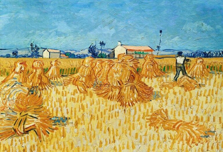 Récolte en Provence – Van Gogh Vincent Van Gogh