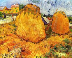 Les meules de foin en Provence – Van Gogh Vincent Van Gogh