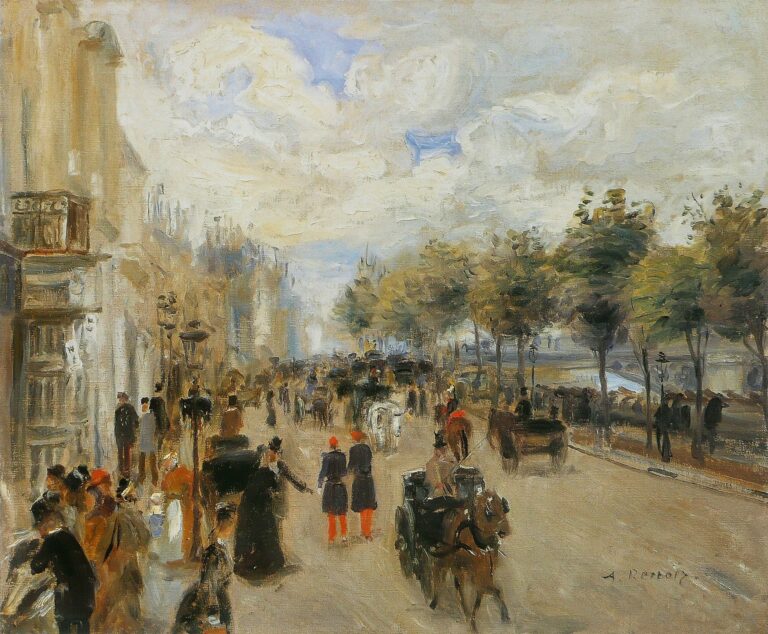 Paris, le quai Malaquais – Pierre-Auguste Renoir Pierre-Auguste Renoir