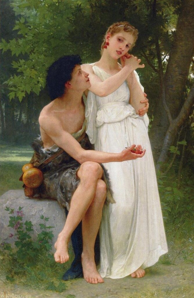 Ses premiers bijoux – William Bouguereau William Bouguereau