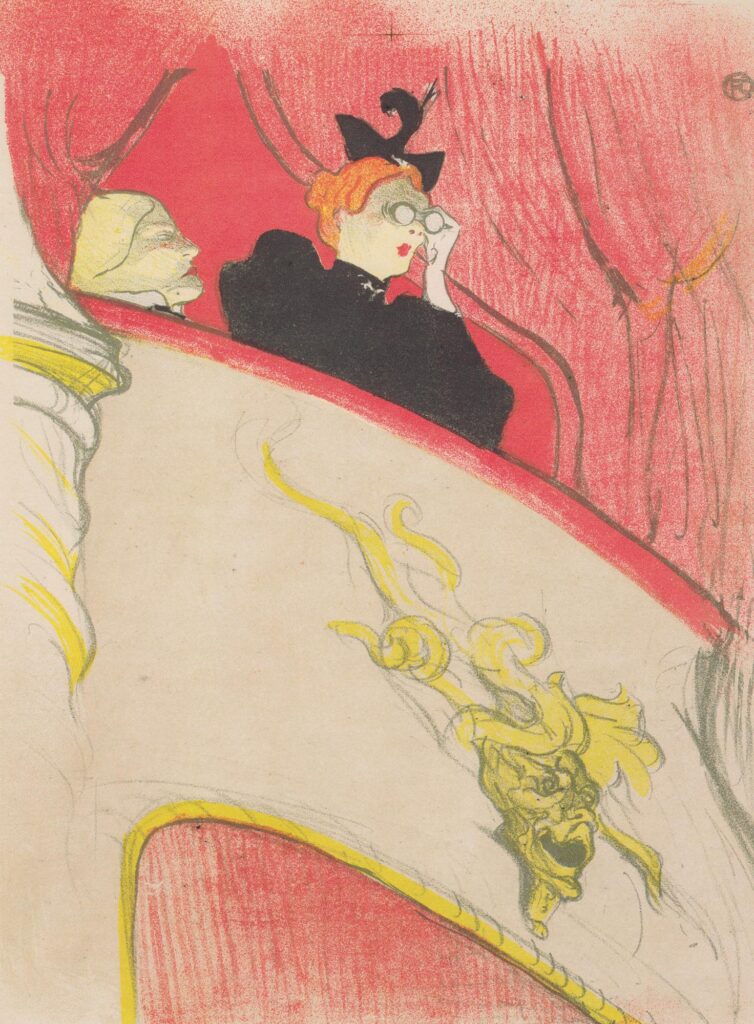 La Loge au masque d’or – Toulouse Lautrec Henri de Toulouse-Lautrec