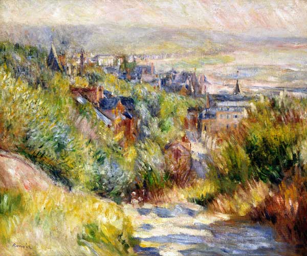 Paysage vallonné près de Trouville – Pierre-Auguste Renoir Pierre-Auguste Renoir