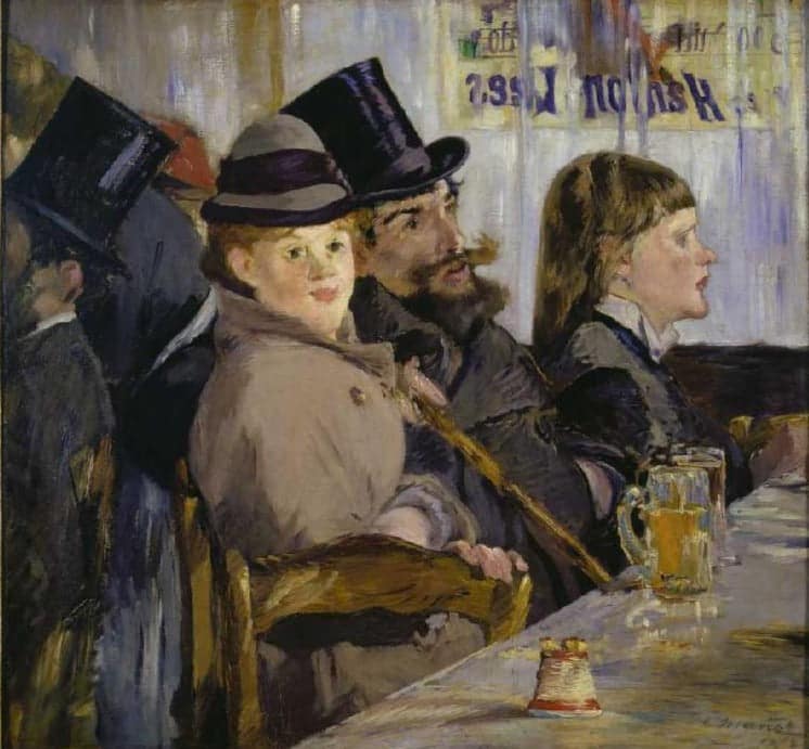 Dans le café – Edouard Manet Édouard Manet