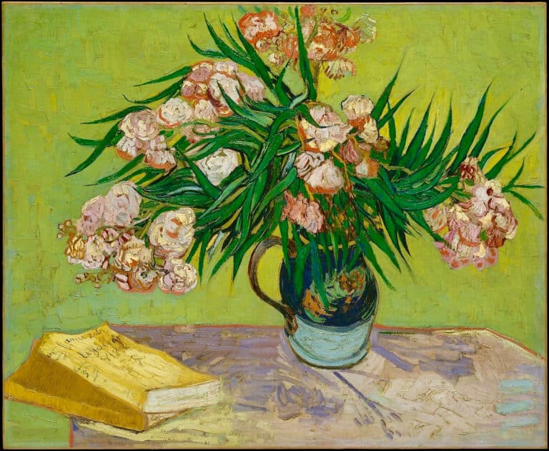 Nature morte avec laurier et livres – Van Gogh Vincent Van Gogh