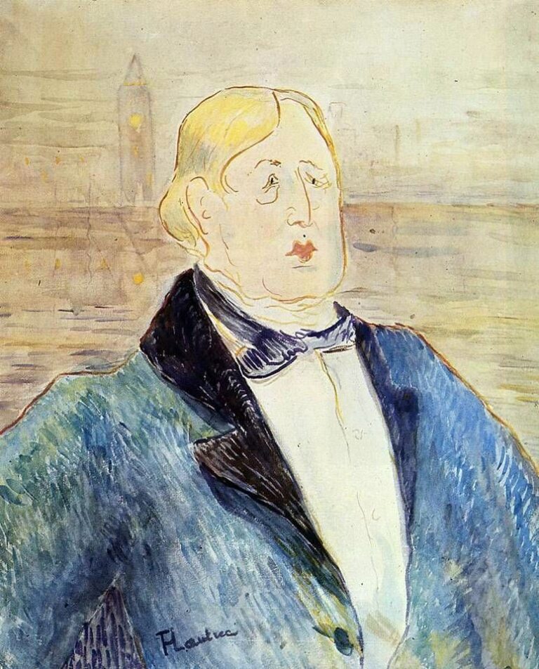 Portrait d’Oscar Wilde – Toulouse Lautrec Henri de Toulouse-Lautrec